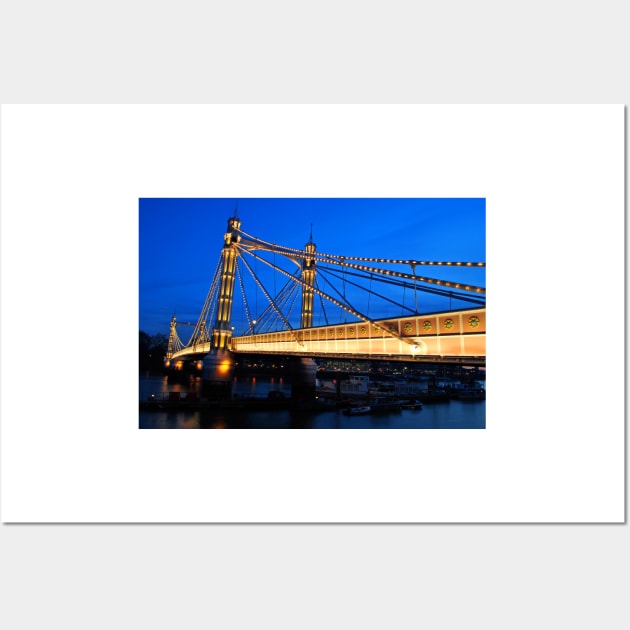 Albert Bridge River Thames London Wall Art by AndyEvansPhotos